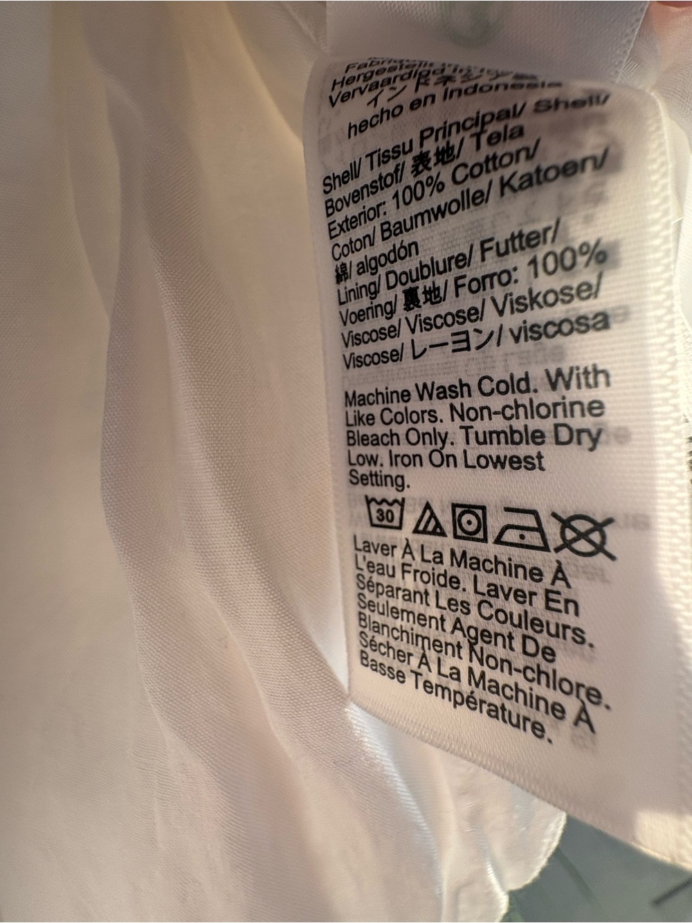 J.Crew Re-Imagined Cotton Crinkle Gauze Maxi Skirt White Ivory Viscose Lined S - Picture 7 of 8